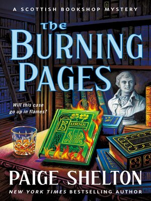 cover image of The Burning Pages--A Scottish Bookshop Mystery